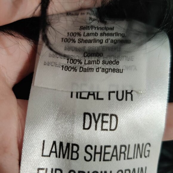 Veronica Beard Huntley Suede and Shearling Double Breasted Blazer in Black 6 - Picture 12 of 12